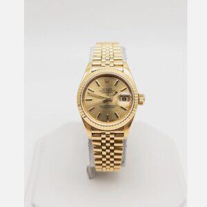Mint Condition Rolex Ladies 18k Yellow Gold Watch